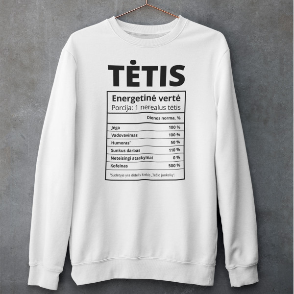 Džemperis "Tėčio sudėtis" (be kapišono)