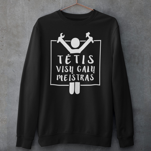 Džemperis "Tėtis - visų galų meistras" (be kapišono)