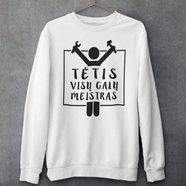 Džemperis "Tėtis - visų galų meistras" (be kapišono)
