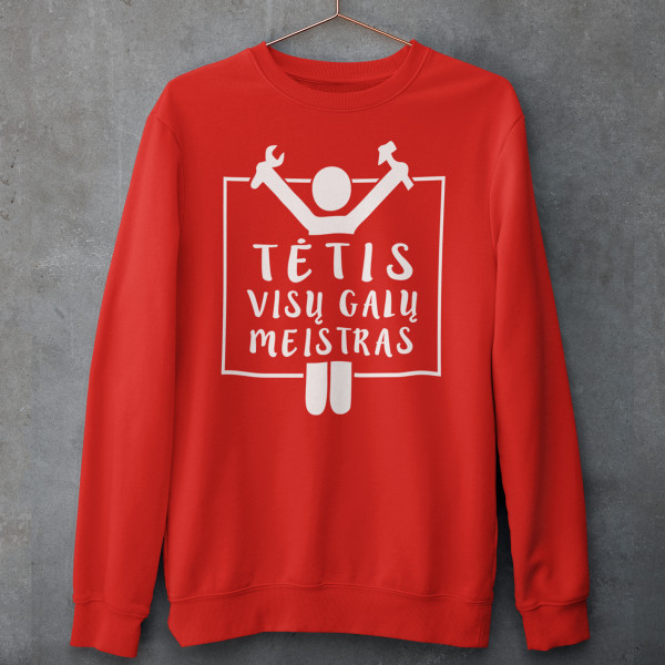 Džemperis "Tėtis - visų galų meistras" (be kapišono)