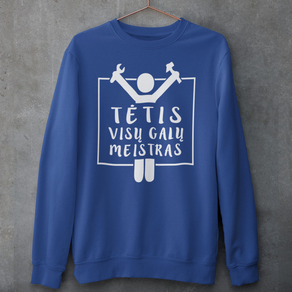 Džemperis "Tėtis - visų galų meistras" (be kapišono)