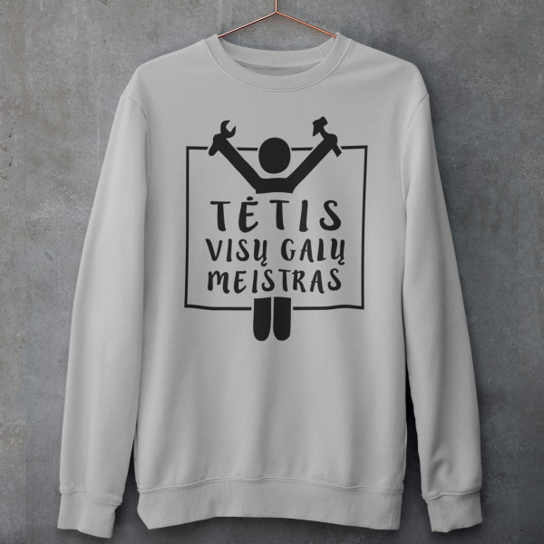 Džemperis "Tėtis - visų galų meistras" (be kapišono)
