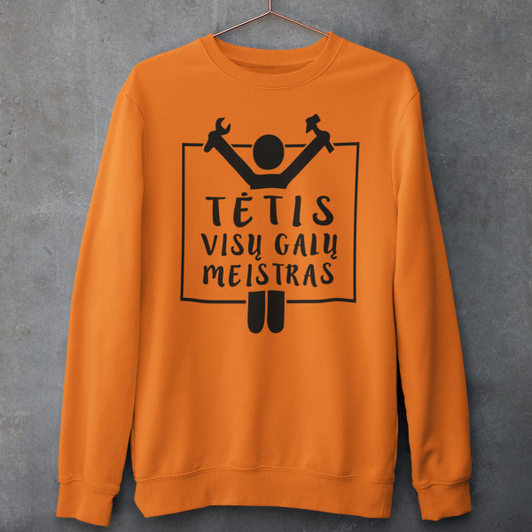 Džemperis "Tėtis - visų galų meistras" (be kapišono)