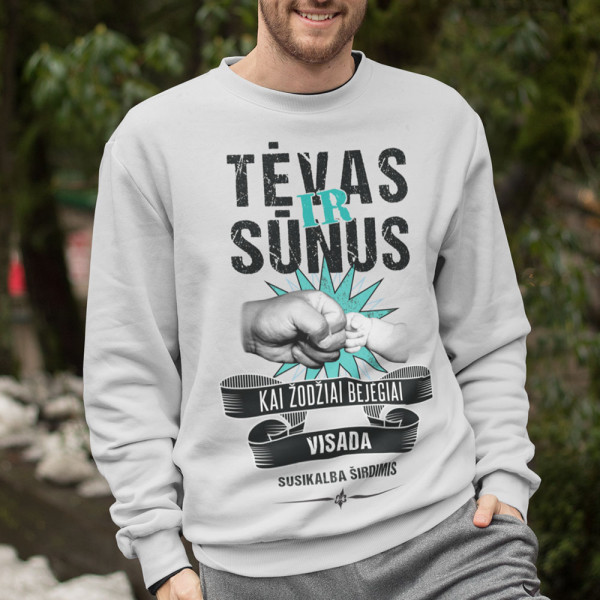 Džemperis "Tėvas ir sūnus" (be kapišono) Džemperis "Tėvas ir sūnus" (be kapišono)