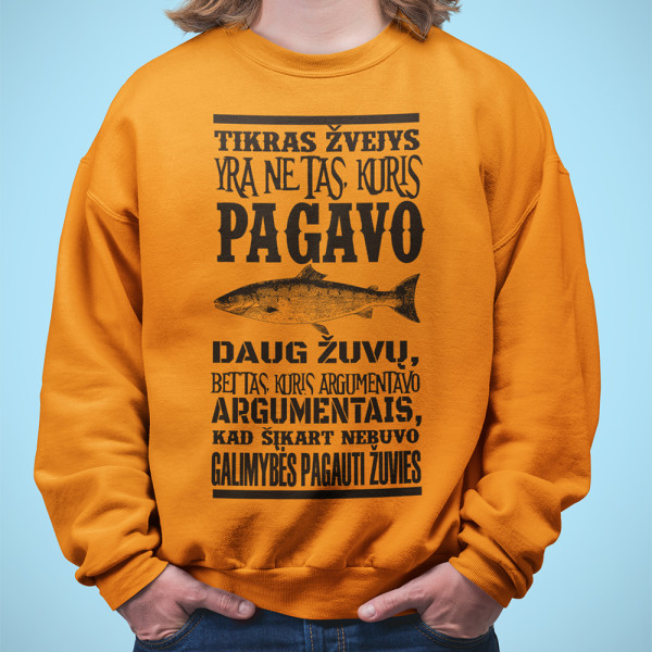 Džemperis "Tikras žvejys" (be kapišono) Džemperis "Tikras žvejys" (be kapišono)