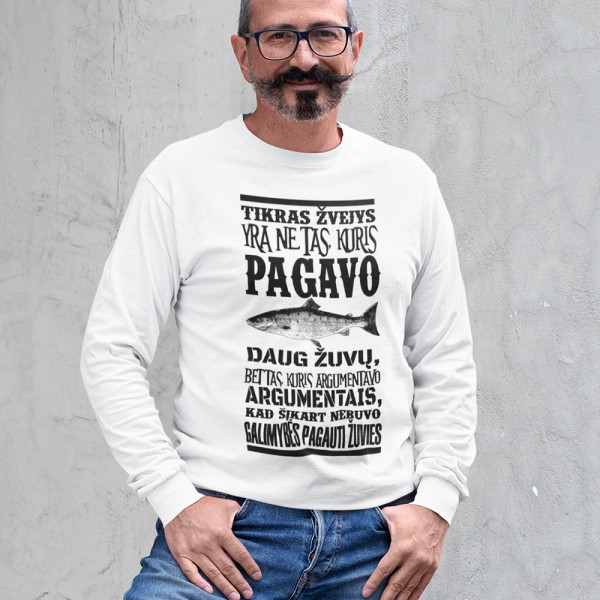 Džemperis "Tikras žvejys" (be kapišono) Džemperis "Tikras žvejys" (be kapišono)