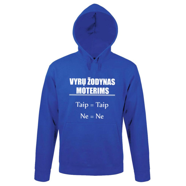 Džemperis "Vyrų žodynas moterims" Džemperis "Vyrų žodynas moterims"