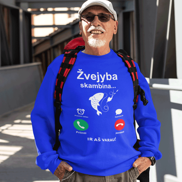 Džemperis "Žvejyba skambina" (be kapišono) Džemperis "Žvejyba skambina" (be kapišono)