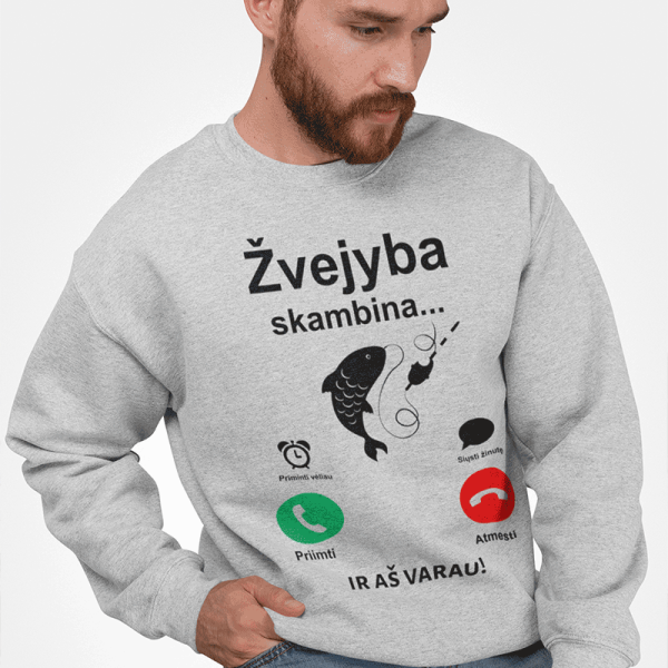 Džemperis "Žvejyba skambina" (be kapišono) Džemperis "Žvejyba skambina" (be kapišono)