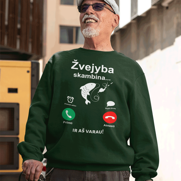 Džemperis "Žvejyba skambina" (be kapišono) Džemperis "Žvejyba skambina" (be kapišono)