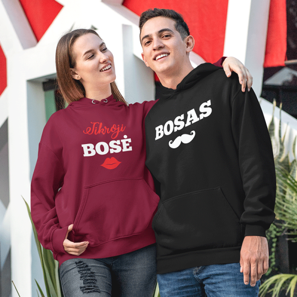 Džemperių komplektas "Bosas ir tikroji Bosė" Džemperių komplektas "Bosas ir tikroji Bosė"
