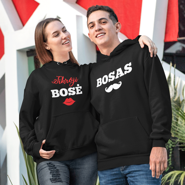 Džemperių komplektas "Bosas ir tikroji Bosė" Džemperių komplektas "Bosas ir tikroji Bosė"