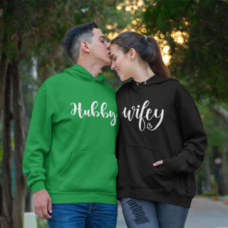 Džemperių komplektas "Hubby and Wifey"