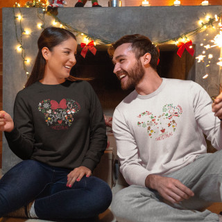 Džemperių komplektas "Minnie and Mickey Christmas" (be kapišono)