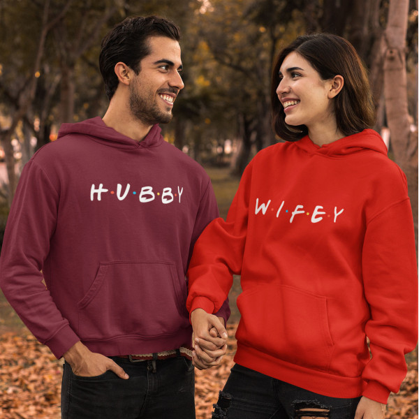Džemperių komplektas "Hubby and Wifey" Džemperių komplektas "Hubby and Wifey"