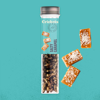 Traškūs skrudinti svirpliai "Salty Caramel"