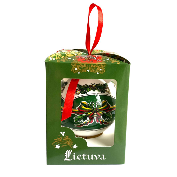 Dekoratyvinis eglutės žaisliukas "Lietuva"