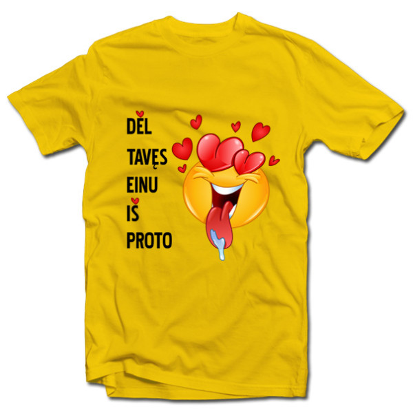 Marškinėliai "Einu iš proto"