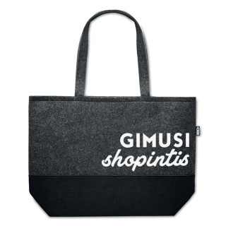 Eko-veltinio pirkinių krepšys "Gimusi shopintis"