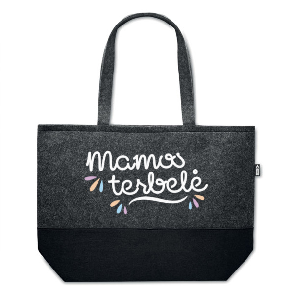 Eko-veltinio pirkinių krepšys "Mamos terbelė" Eko-veltinio pirkinių krepšys "Mamos terbelė"