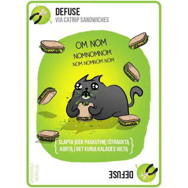 Stalo žaidimas "Exploding Kittens" (lietuvių - anglų) Stalo žaidimas "Exploding Kittens" (lietuvių - anglų)
