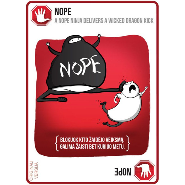 Stalo žaidimas "Exploding Kittens" (lietuvių - anglų) Stalo žaidimas "Exploding Kittens" (lietuvių - anglų)
