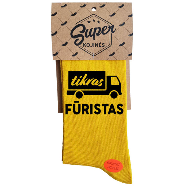 Kojinės "Tikras fūristas" Kojinės "Tikras fūristas"