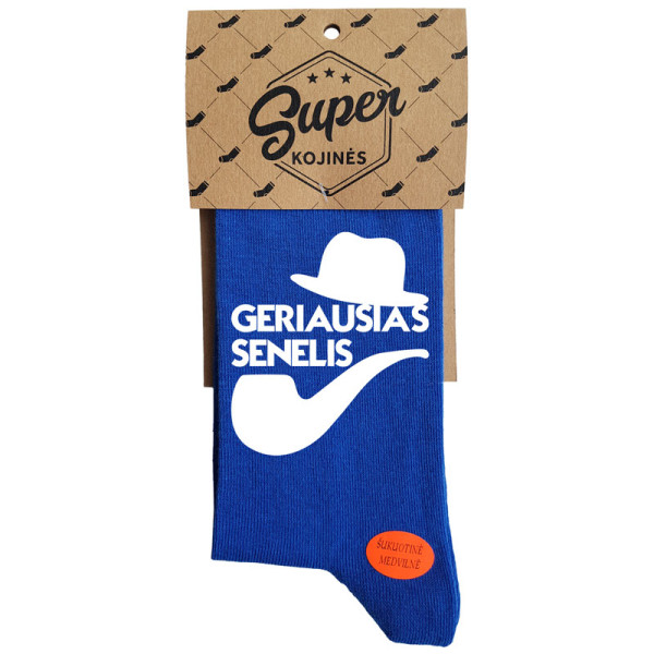 Kojinės "Geriausias senelis" Kojinės "Geriausias senelis"
