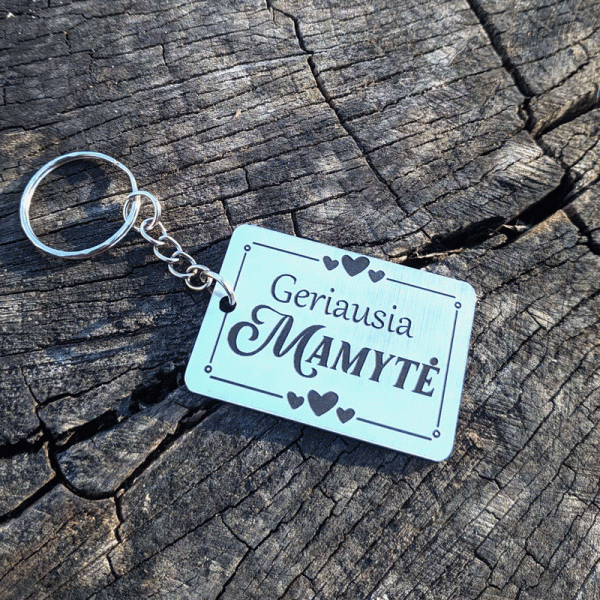 Raktų pakabukas "Geriausia mamytė" Raktų pakabukas "Geriausia mamytė"