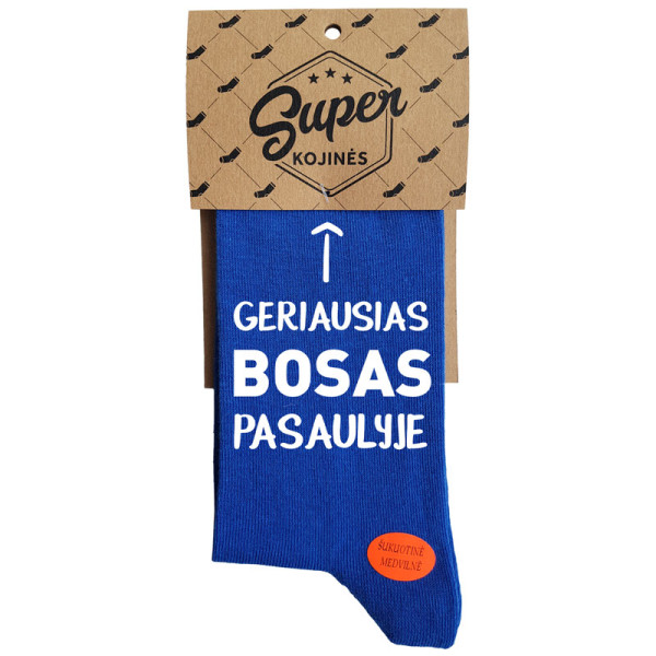Kojinės "Geriausias bosas pasaulyje" Kojinės "Geriausias bosas pasaulyje"
