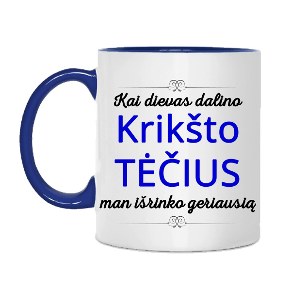 Puodelis "Geriausias Krikšto Tėtis" Puodelis "Geriausias Krikšto Tėtis"