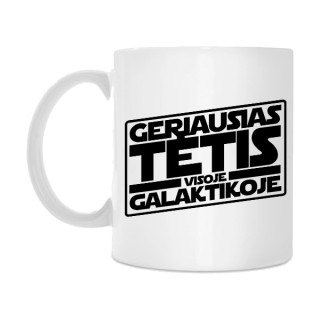 Puodelis "Geriausias tėtis visoje galaktikoje"