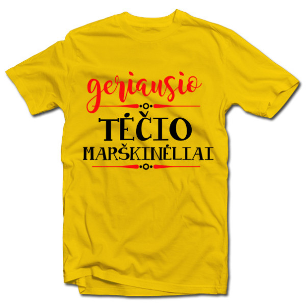 Marškinėliai "Geriausio tėčio marškinėliai" Marškinėliai "Geriausio tėčio marškinėliai"