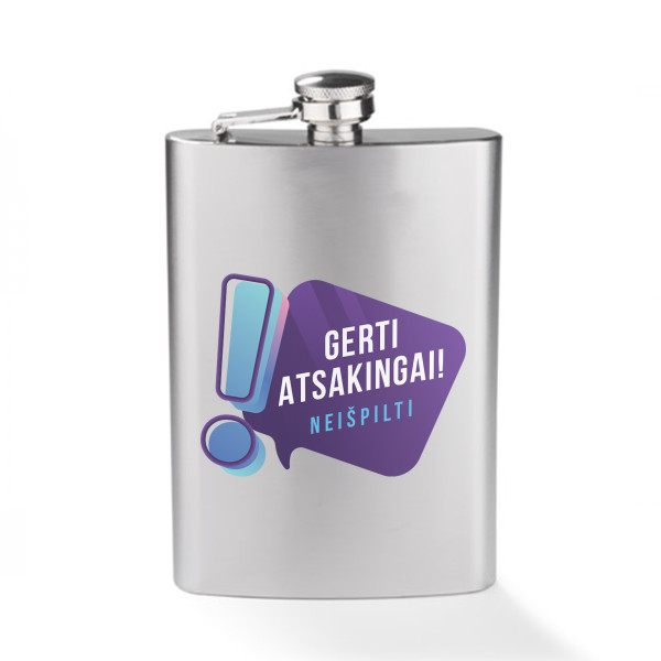 Gertuvė "Gerti atsakingai" (240ml) Gertuvė "Gerti atsakingai" (240ml)