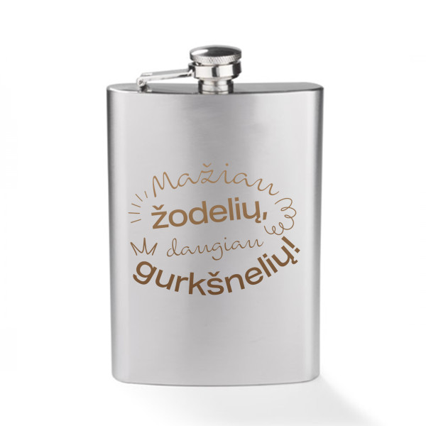 Gertuvė "Mažiau žodelių" (240ml) Gertuvė "Mažiau žodelių" (240ml)