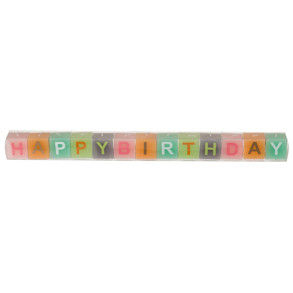 Gimtadienio žvakučių rinkinys "HAPPY BIRTHDAY" Gimtadienio žvakučių rinkinys "HAPPY BIRTHDAY"