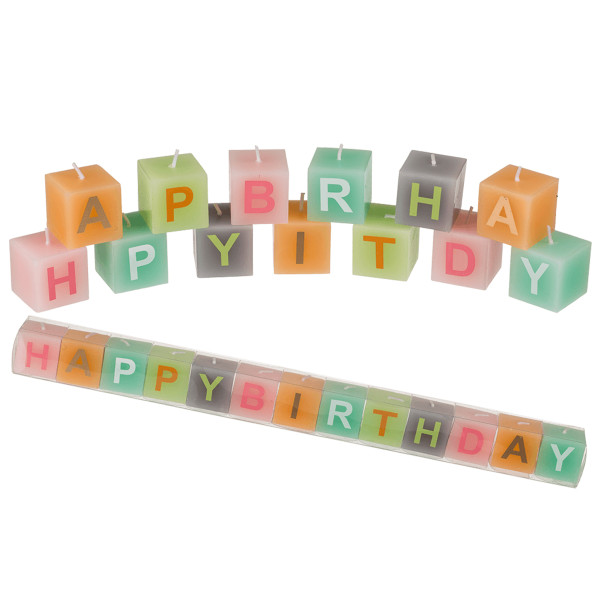 Gimtadienio žvakučių rinkinys "HAPPY BIRTHDAY" Gimtadienio žvakučių rinkinys "HAPPY BIRTHDAY"
