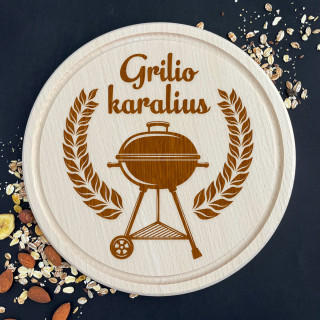 Graviruota apvali pjaustymo lentelė "Grilio karalius"