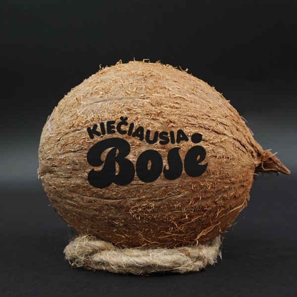 Graviruotas kokoso riešutas "Kiečiausia bosė"