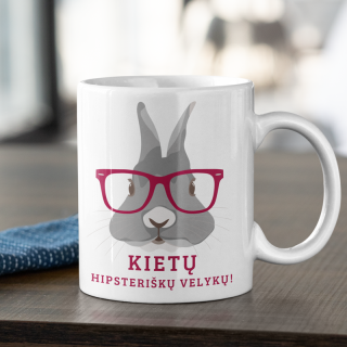 Puodelis "Hipsteriškos velykos"