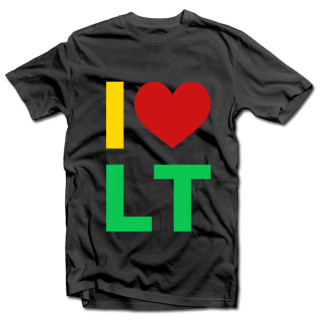 Marškinėliai "I love LT"
