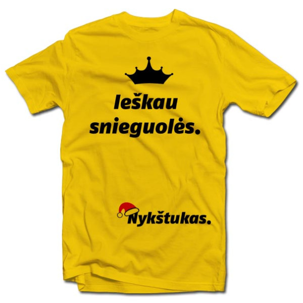 Marškinėliai "Ieškau snieguolės" Marškinėliai "Ieškau snieguolės"