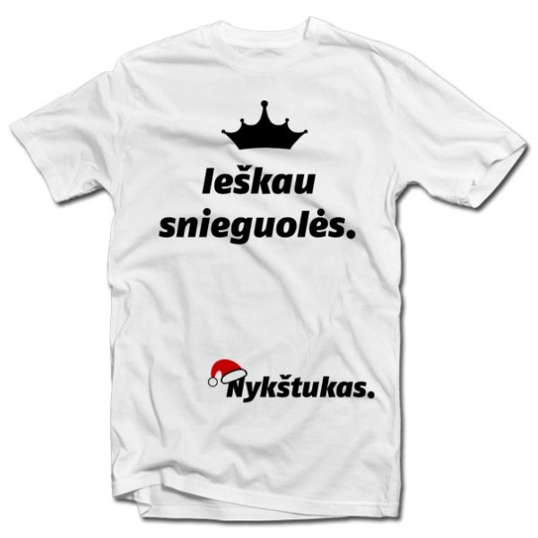 Marškinėliai "Ieškau snieguolės" Marškinėliai "Ieškau snieguolės"