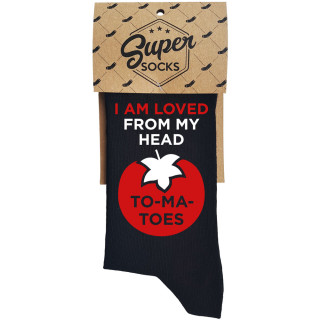 Kojinės "I am loved from my head to my toes"