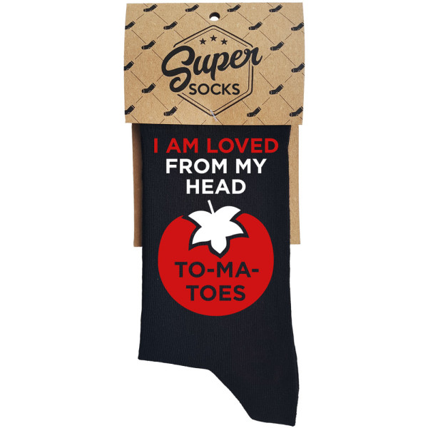 Kojinės "I am loved from my head to my toes" Kojinės "I am loved from my head to my toes"