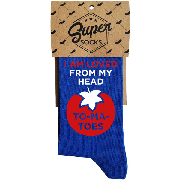 Kojinės "I am loved from my head to my toes" Kojinės "I am loved from my head to my toes"
