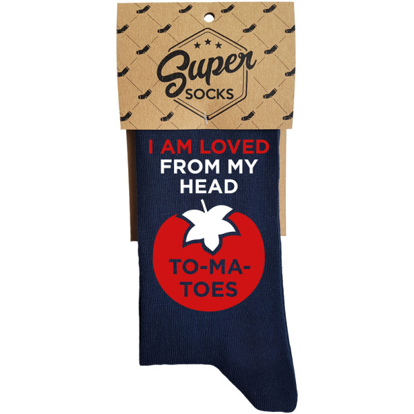Kojinės "I am loved from my head to my toes" Kojinės "I am loved from my head to my toes"