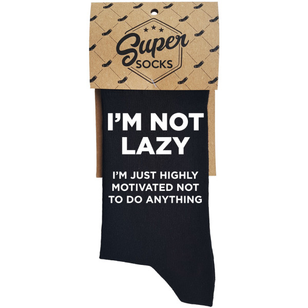 Kojinės "I'm not lazy" Kojinės "I'm not lazy"