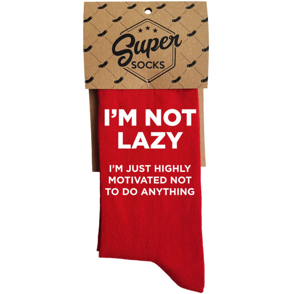 Kojinės "I'm not lazy" Kojinės "I'm not lazy"