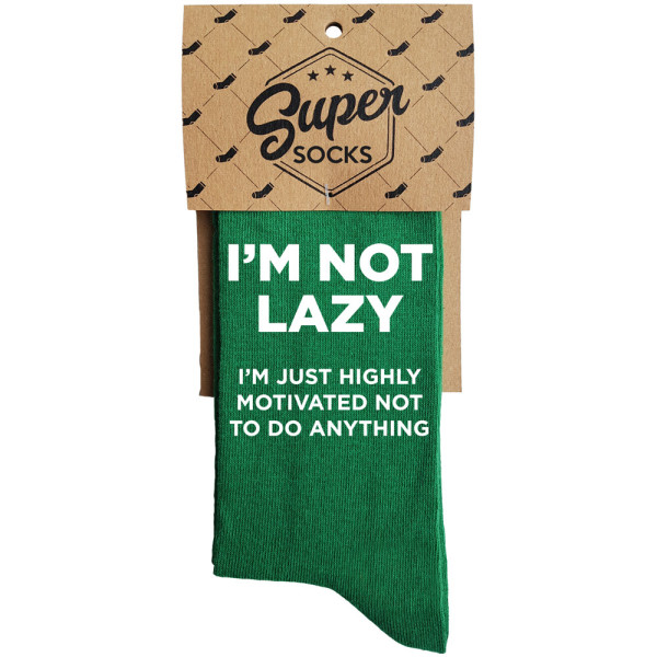 Kojinės "I'm not lazy" Kojinės "I'm not lazy"